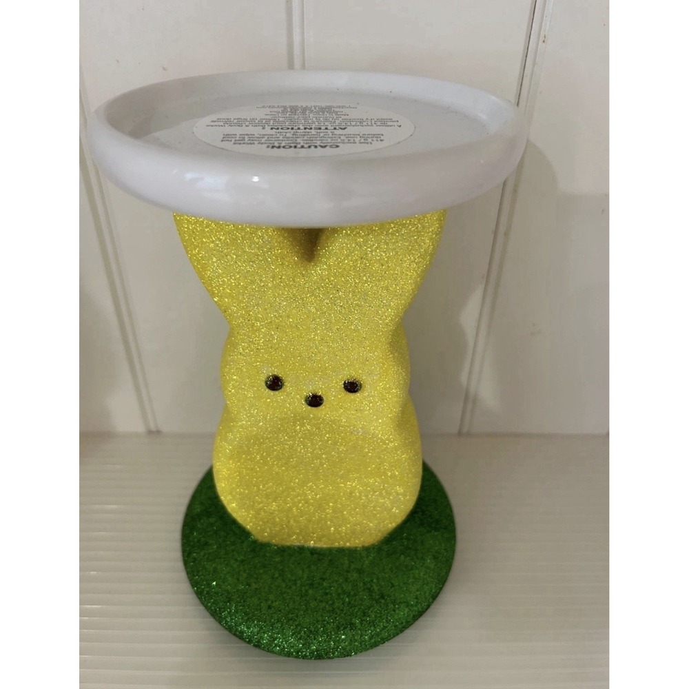 Bath & Body Works Yellow Glitter Peeps Peepin Bunny Candle Holder Sold Out! New